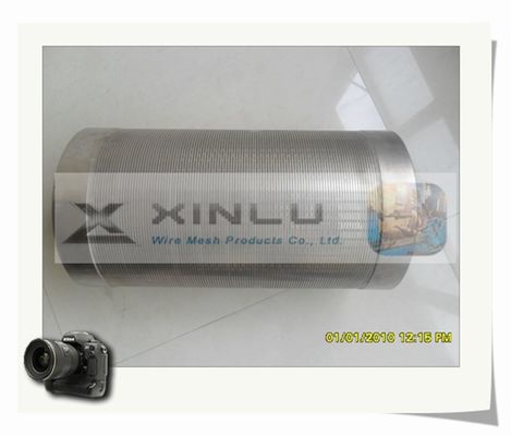 10-3/4” enarene el control Johnson Screen Tube los 6m ningún tubo filtrante de acero inoxidable magnético