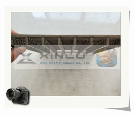 El panel de la pantalla de alambre de la cuña del perfil soldó con autógena el acero inoxidable el 1.2x2m 3x5m m