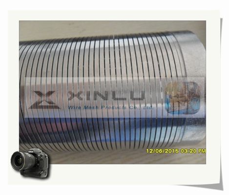 tubo envuelto alambre Johnson No Magnetic de la pantalla de la longitud de los 5.8m tubería de acero inoxidable de 8 pulgadas
