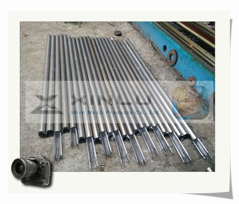 El alambre del tubo del filtro para pozos del agua del filtro envolvió el tubo del tamiz de la forma de V de SS304L