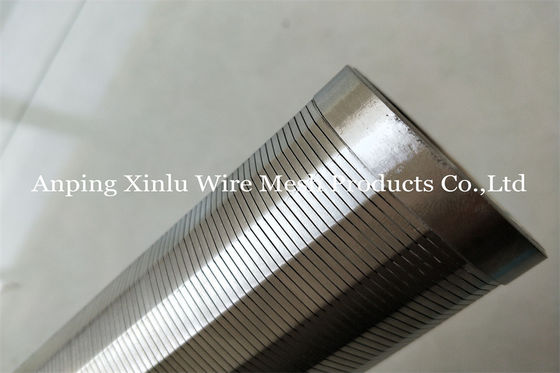Pantalla cilíndrica de acero del elemento de pantalla de filtro de Johnson Type Wedge Wire Stainless