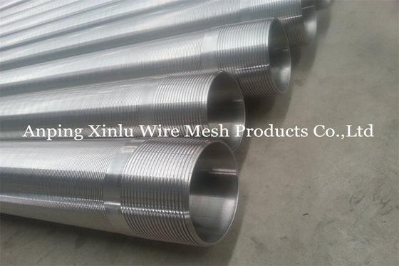 ranura de acero inoxidable 0,040 del 10ft 304 Johnson Wedge Wire Screen Tubes