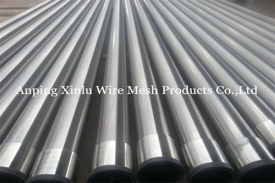 ranura de acero inoxidable 0,040 del 10ft 304 Johnson Wedge Wire Screen Tubes