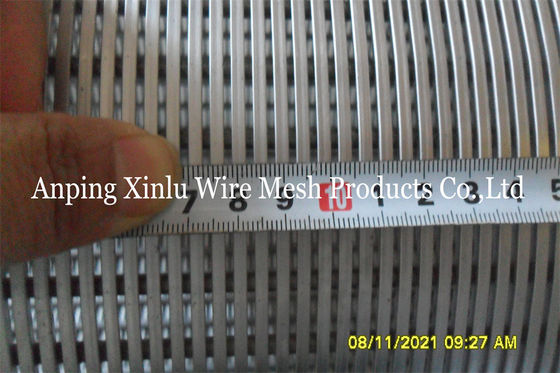 Tubo de la pantalla de Johnson Wedge Wire Continuous Slot para el agua subterránea