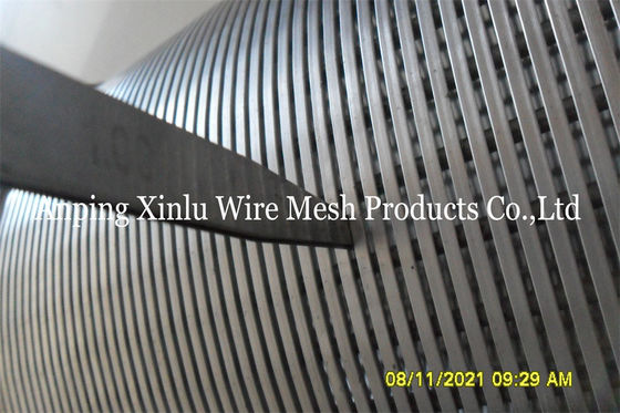 Tubo de la pantalla de Johnson Wedge Wire Continuous Slot para el agua subterránea