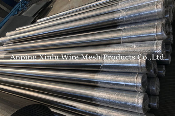 Las juntas de tubo de la pantalla de alambre de Johnson Welded Slot Wrapped V cabidas con el llano biselado terminan 168 los x 5.8m
