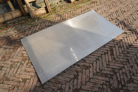 50 el panel estático de la pantalla de alambre de la cuña de Johnson SS316L del micrón para el filtro de la cerveza