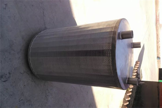 El revés cuece el alambre rotatorio rasante OD450 cilíndrico x 500m m de la cuña del tambor de la pantalla