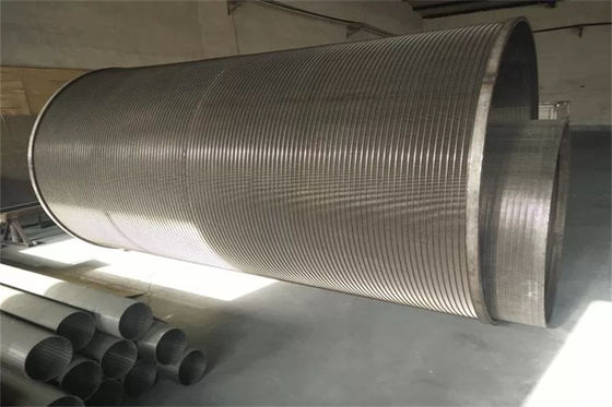 El revés cuece el alambre rotatorio rasante OD450 cilíndrico x 500m m de la cuña del tambor de la pantalla