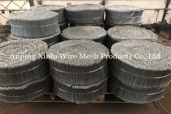 Cables de doble alambre Q195 Galvanizado Bar Rebar Cables de alambre 1.48kg para el alambre de unión y anticorrosión para proyectos de construcción