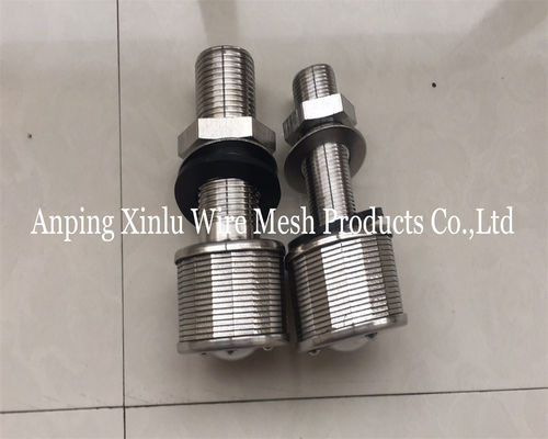 1Ton Flow Rate Filter Nozzle de la pantalla de abajo Cuña de alambre Johnso Nozzle del filtro para el distribuidor de filtro de agua