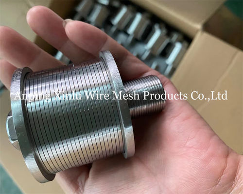 1Ton Flow Rate Filter Nozzle de la pantalla de abajo Cuña de alambre Johnso Nozzle del filtro para el distribuidor de filtro de agua