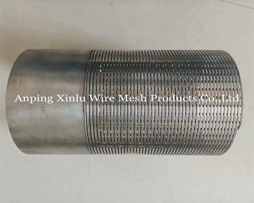 8-5/8 No magnético SS205 Johnson Wedge Wire Screen Pipe de 20 pies de largo decapado para el tratamiento de agua y la industria del petróleo y el gas
