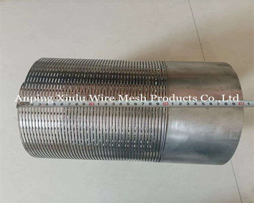 8-5/8 No magnético SS205 Johnson Wedge Wire Screen Pipe de 20 pies de largo decapado para el tratamiento de agua y la industria del petróleo y el gas