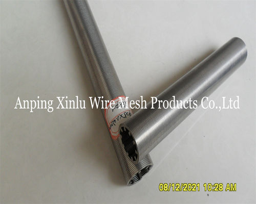 Acero inoxidable304 Johnson Vee Wire Screen Pipe de 1-20 pulgadas en forma de cuña para la industria del petróleo