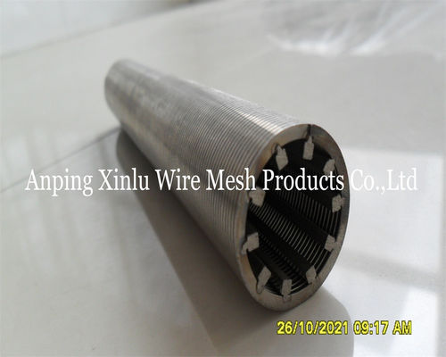 Acero inoxidable304 Johnson Vee Wire Screen Pipe de 1-20 pulgadas en forma de cuña para la industria del petróleo