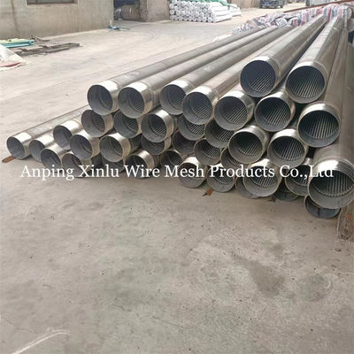 Ecrano de pozo de agua de alambre espiral para petróleo/gas/minería/motor/bomba/tratamiento de aguas residuales/tratamiento de aguas subterráneas/tratamiento de aguas residuales