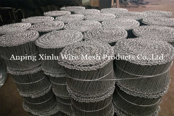 2500pcs paquete de alambre de correa negro recocido Edificio PVC recubierto 18GA 5000pcs 550mpa Cobre bucle alambre de correa