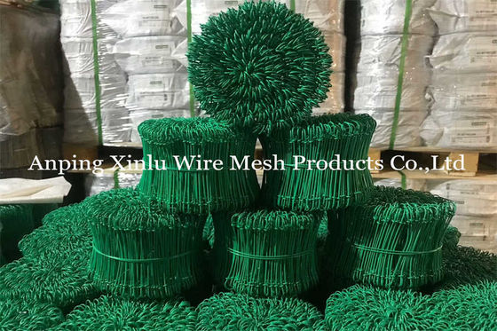 El cable de acero revestido con PVC flexible para el alambre antióxido 350mpa BWG 12 Q195 Rebar Copper Double Loop Tie Wire