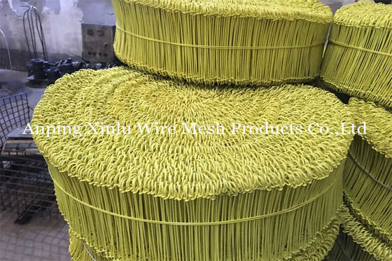 El cable de acero revestido con PVC flexible para el alambre antióxido 350mpa BWG 12 Q195 Rebar Copper Double Loop Tie Wire