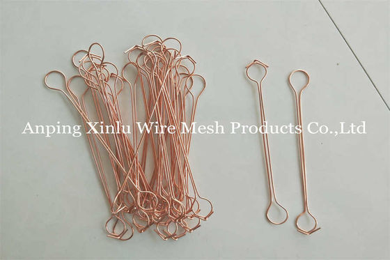 Cables de unión de doble bucle - longitud 18 cm - cables de unión de 0,7 mm de bucle resistentes a la corrosión