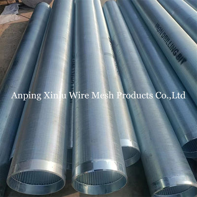 Bajo carbono galvanizado V alambre envuelto Johnson tubo de pantalla Φ5.5mm Rodas redondas de soporte Q235 profesional