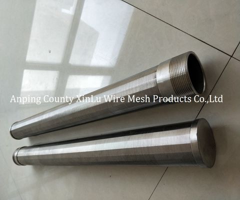 Pantalla de alambre de acero inoxidable de Electropolished V del cartucho de filtro de la vela diámetro de 25 - de 108m m