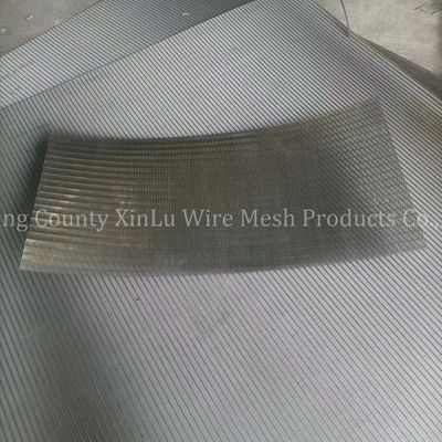 El alambre de Mesh Non Clogging V de la pantalla de la curva del tamiz de 120 grados envolvió