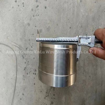 Control de arena de acero inoxidable personalizable Johnson Cuña de alambre de aceite bien tubo de pantalla