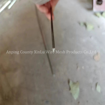 2.9m Tubo de control de arena de acero inoxidable envuelto en alambre para perforación de pozos de agua