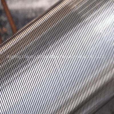 14 &quot;acero inoxidable 321 alambre de cuña envuelto Johnson Screen Tube en la industria química