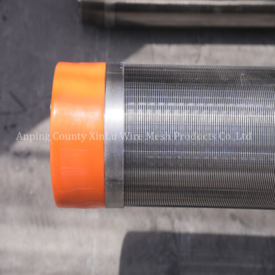 14 &quot;Filtro de pozo de agua Johnson tubo de pantalla con alambre envuelto 3x6mm NPT de ajuste para la perforación de pozos de aguas subterráneas