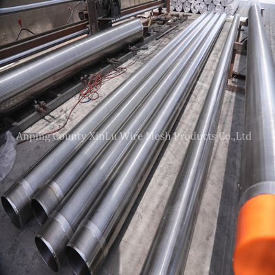 14 &quot;acero inoxidable 321 alambre de cuña envuelto Johnson Screen Tube en la industria química