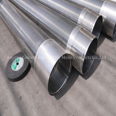 14 &quot;acero inoxidable 321 alambre de cuña envuelto Johnson Screen Tube en la industria química