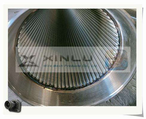 Diámetro de acero inoxidable del tubo 300m m del filtro para pozos del agua profunda no magnético