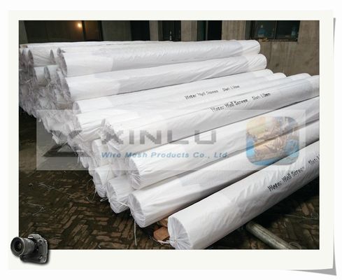 Diámetro de acero inoxidable del tubo 300m m del filtro para pozos del agua profunda no magnético