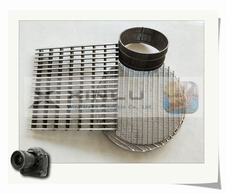 El alambre 100 Mesh Filter Screen Stainless Steel de la cuña modificó para requisitos particulares para el tratamiento de aguas