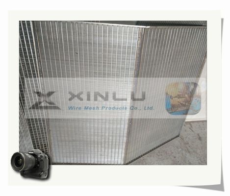 El alambre 100 Mesh Filter Screen Stainless Steel de la cuña modificó para requisitos particulares para el tratamiento de aguas