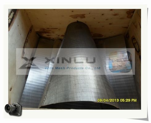 El alambre 100 Mesh Filter Screen Stainless Steel de la cuña modificó para requisitos particulares para el tratamiento de aguas