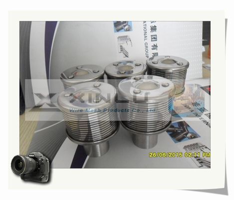 316L las bocas de acero inoxidables DN 45m m M24 roscaron para el tratamiento de aguas