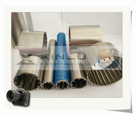 Multa del tubo del filtro para pozos DN60 tubo ranurado 50 micrones de la pantalla para la bebida