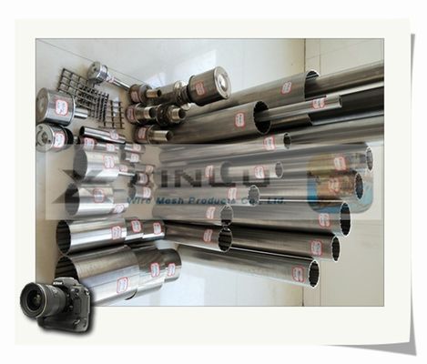 Filtro para pozos envuelto alambre del aceite del tamiz de la forma de V de la pantalla de SS201 SS205