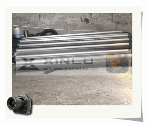 10 tubo ranurado de acero inoxidable del alambre SS201 del tubo V de la pantalla de alambre de la cuña de la pulgada