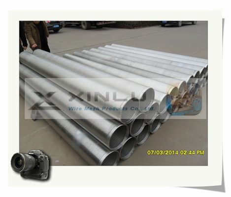 10-3/4” enarene el control Johnson Screen Tube los 6m ningún tubo filtrante de acero inoxidable magnético