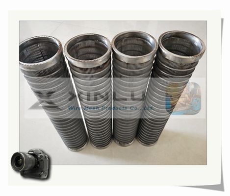 FOTI Wedge Wire Screen Cylinders Non Clogging Wastewater Stainless Steel Filter Basket