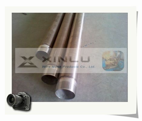 30 - 3000 Micron Filter Wedge Wire Screen Pipe V Wire Galvanized Carbon Steel Pipe