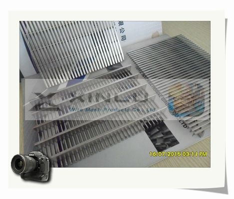 El panel de la pantalla de alambre de la cuña del perfil soldó con autógena el acero inoxidable el 1.2x2m 3x5m m