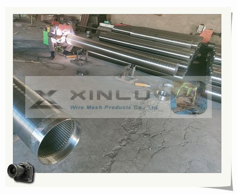 tubo envuelto alambre Johnson No Magnetic de la pantalla de la longitud de los 5.8m tubería de acero inoxidable de 8 pulgadas