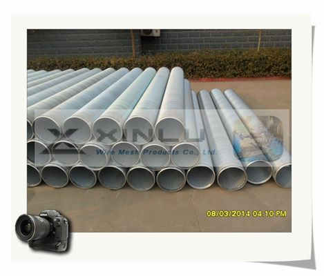 Corrosión anti de Johnson Water Well Screen Pipe del alambre de V 8 pulgadas 10 pulgadas