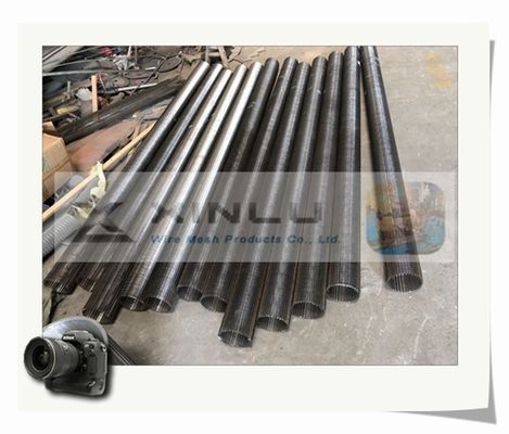 Tubo del filtro para pozos del agua del control de la arena tubo anti de la corrosión del grueso de 5 - de 11m m